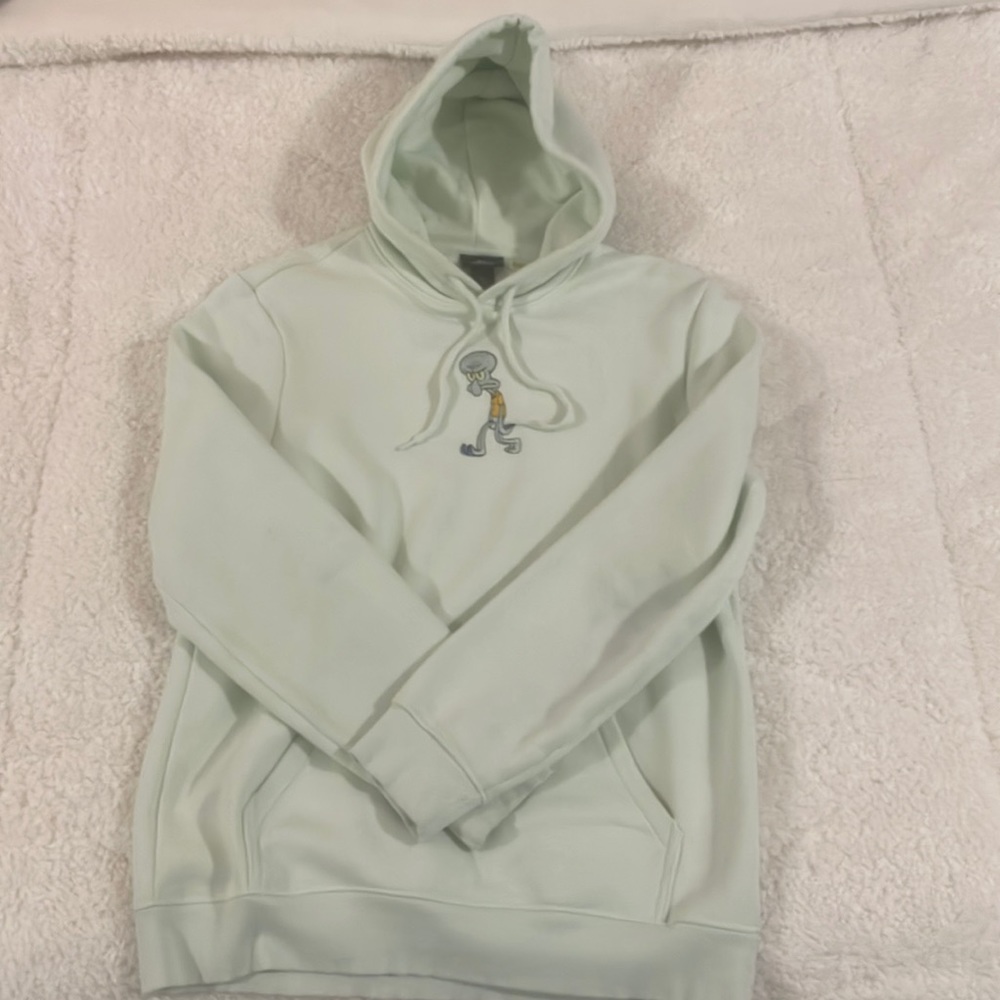 H&M teal squidward sweatshirt